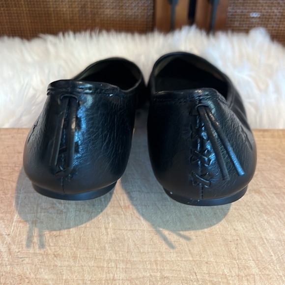 Frye Pointed Toe Leather Ballet Flats - Picture 6 of 9